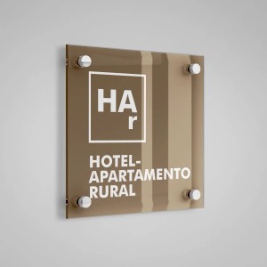 Placa distintivo especialidad Hotel Apartamento Rural - Aragón