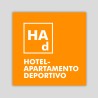 Placa distintiu especialitat Hotel Apartamento Deportivo- Aragón