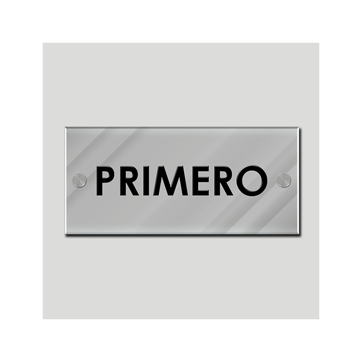 Placa metacrilato 5mm impreso
