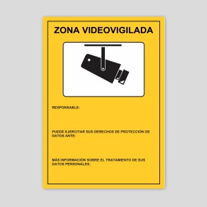 Zona Videovigilada personalitzable