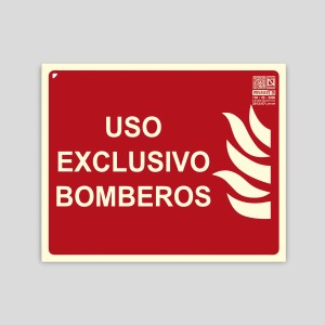 Uso exclusivo bomberos