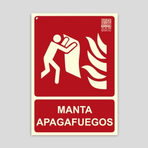Cartel de Manta apagafuegos