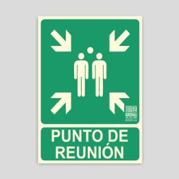 Cartel de Punto de reunión