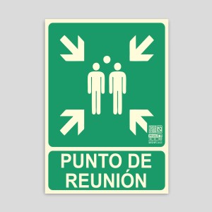 Cartel de Punto de reunión