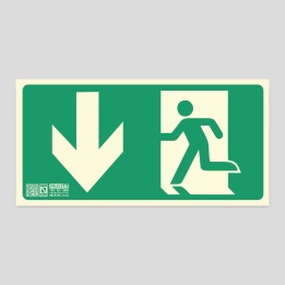 Exit down the door