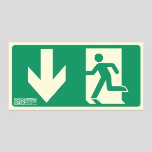 Exit down the door