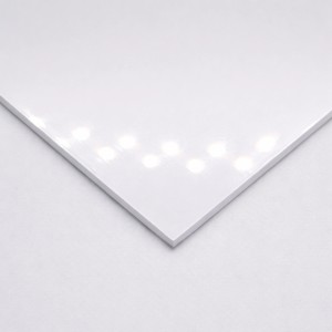 Aluminio lacado blanco