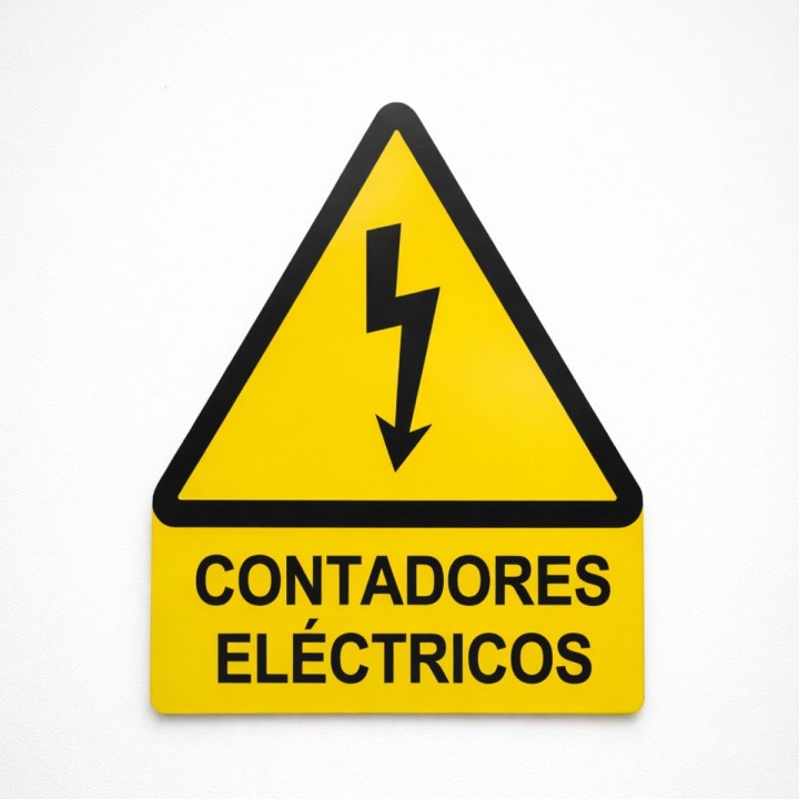 Electric meters in PMMA acrylic