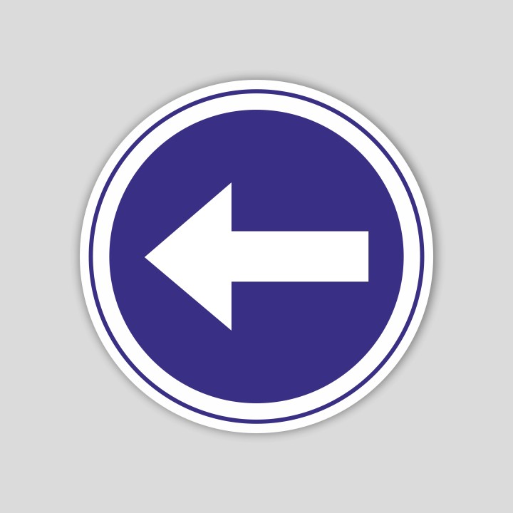 Dirección obligatoria (pictograma)
