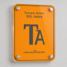 Active Tourism distinctive plate with registration number - Valencian Community