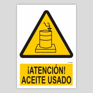 Atenció, oli usat