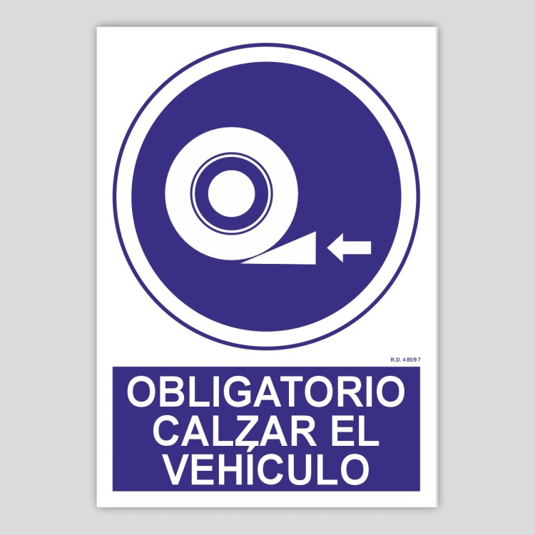 Obligatori calçar el vehicle