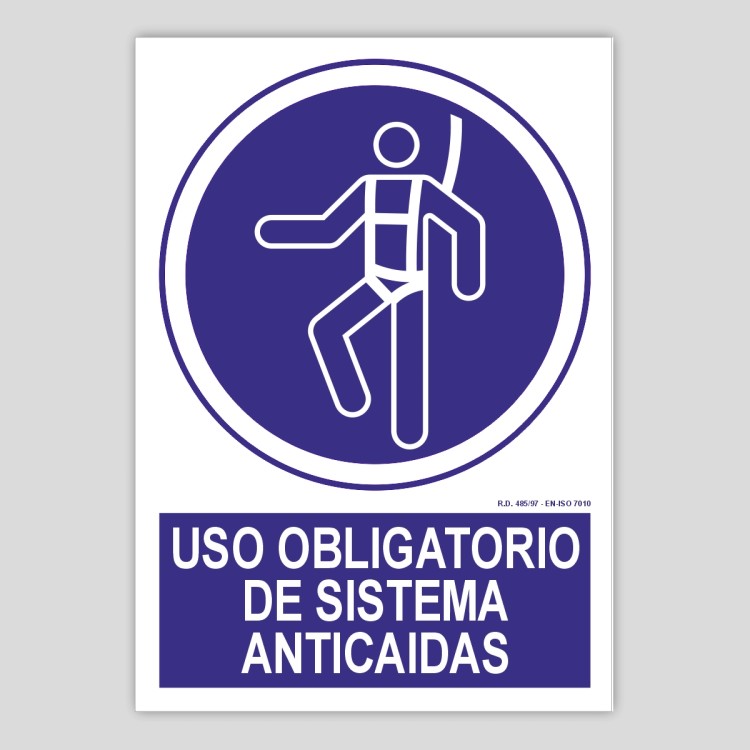 Ús obligatori de sistema anticaigudes