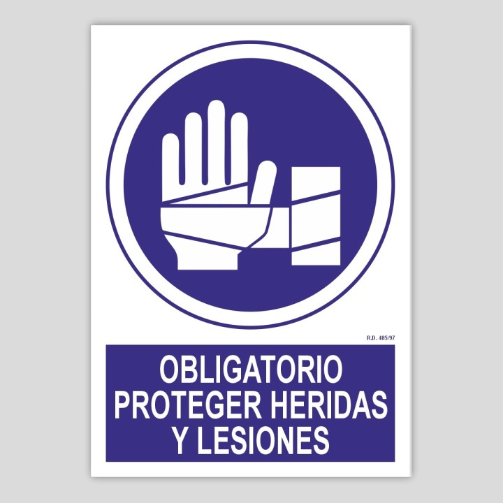 Mandatory to protect wounds and injuries
