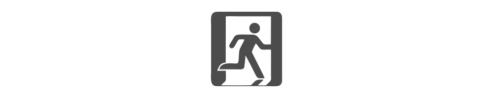 Carteles de evacuación y extinción