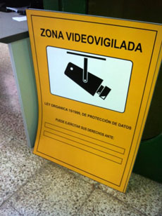 Muestra de un cartel grande
